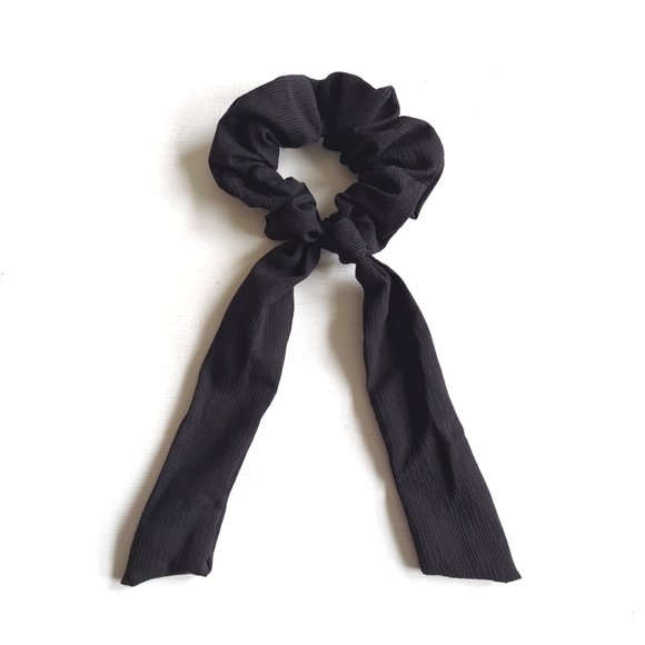 Reese Hair Ribbon - Black - Picture 1 of 6